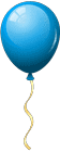 Ballon Bleu H140