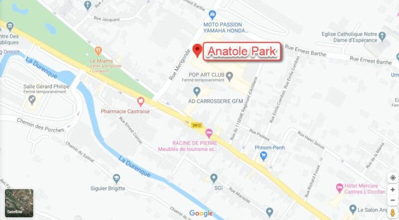 Map Anatole Park 2