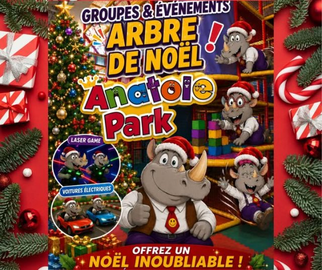 🎄✨ VOTRE ÉVÉNEMENT SUR MESURE À ANATOLE PARK ! ✨🎄

Vous êtes une association ou une entreprise et vous cherchez un lieu original pour organiser votre Arbre de Noël ou votre événement ? 🎅🎁

🎉 Privatisez Anatole Park et profitez d’un espace entièrement dédié à votre groupe !

Nous vous proposons des prestations sur mesure :
🎅 Arbre de Noël
🍽️ Possibilité de traiteur
🎨 Maquillage enfants
🔫 Laser Game
🎪 Animations et activités pour petits et grands
🎁 Et bien plus encore selon vos envies !

👉 Une journée ou une soirée clé en main, adaptée à votre budget et à vos besoins.

📩 Contactez-nous pour construire ensemble votre événement sur mesure !

🎄 Anatole Park, le lieu idéal pour créer de beaux souvenirs en équipe et en famille ! ❤️💙💛
https://anatole-park-castres.fr/
contact@anatole-park-castres.fr
05 63 51 13 82
#AnatolePark #Privatisation #ArbreDeNoel #Entreprise #Association #EvenementEntreprise #NoelEntreprise #AnimationEnfants #LaserGame #MaquillageEnfants #Traiteur #EvenementSurMesure #Castres